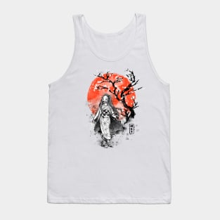 Sister at sakura tree Tank Top